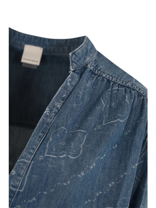 Blusa Bengasi in denim con stampa bandana PINKO | 104975 A2I8PJE